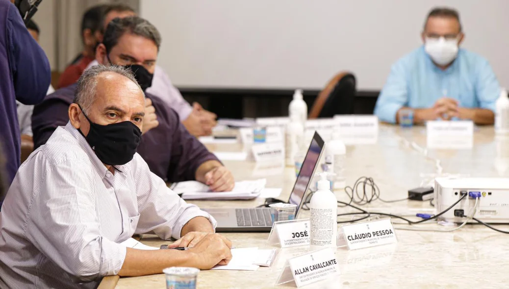 A reunião aconteceu na Prefeitura de Teresina