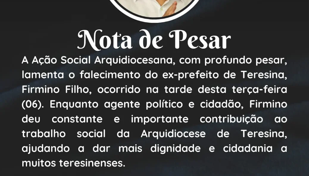 Ação Social Arquidiocesana (ASA) lamenta morte de Firmino