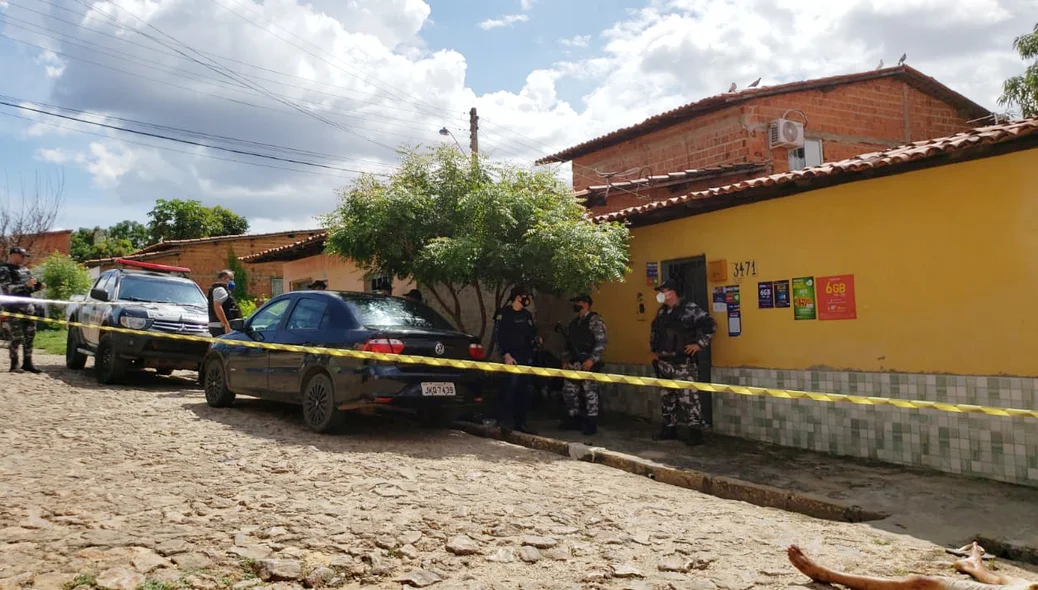 Área foi isolada pela PM