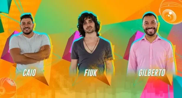 Caio, Fiuk e Gilberto estão no 12º Paredão do BBB 21
