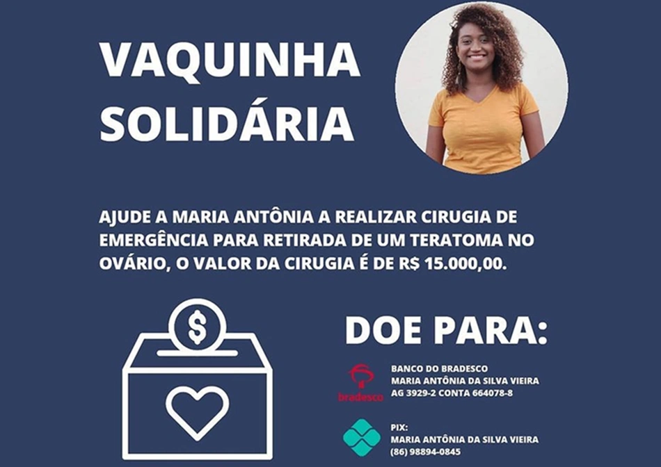 Campanha para ajudar Maria Antônia