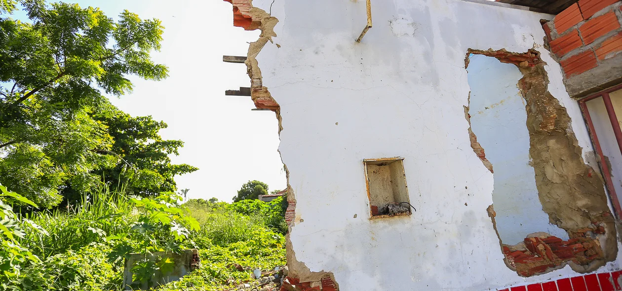 Casa destruída