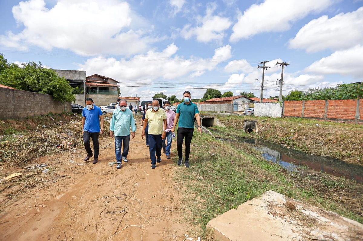 Dr. Pessoa em vsita ao Programa Lagoas do Norte