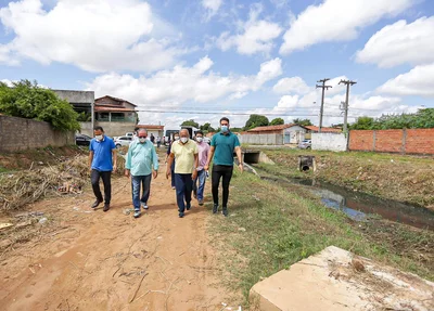 Dr. Pessoa em vsita ao Programa Lagoas do Norte