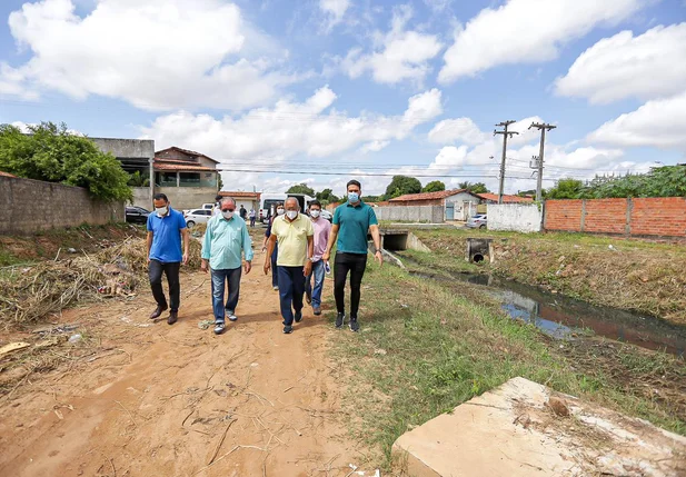 Dr. Pessoa em vsita ao Programa Lagoas do Norte