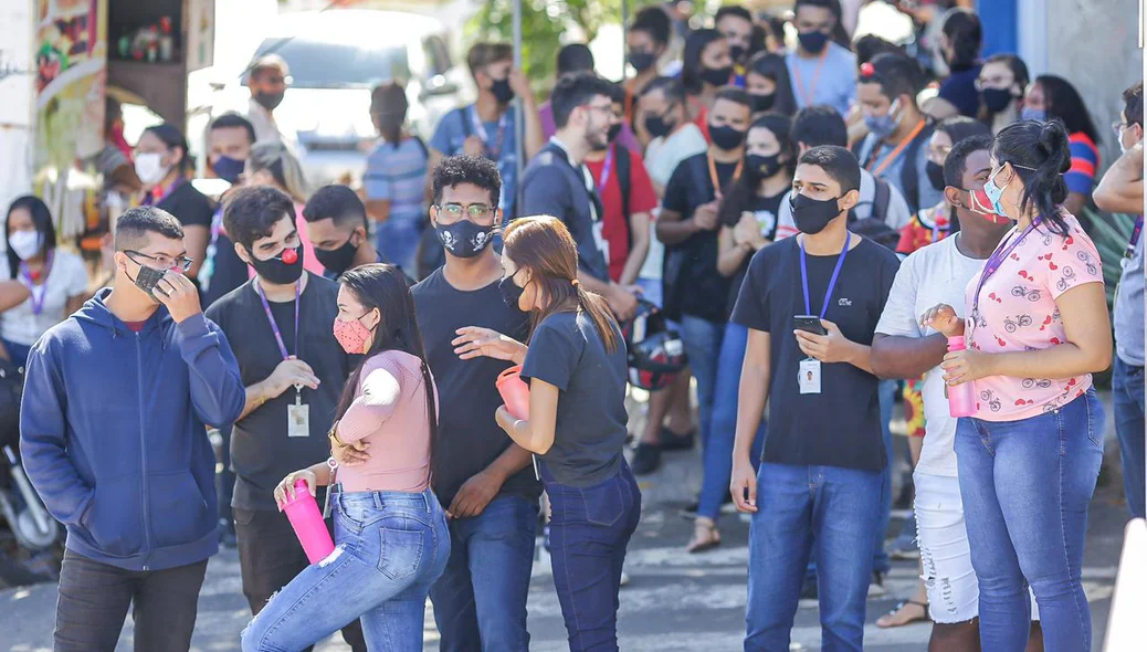 Funcionários da vikstar protestam por melhores condições de trabalho