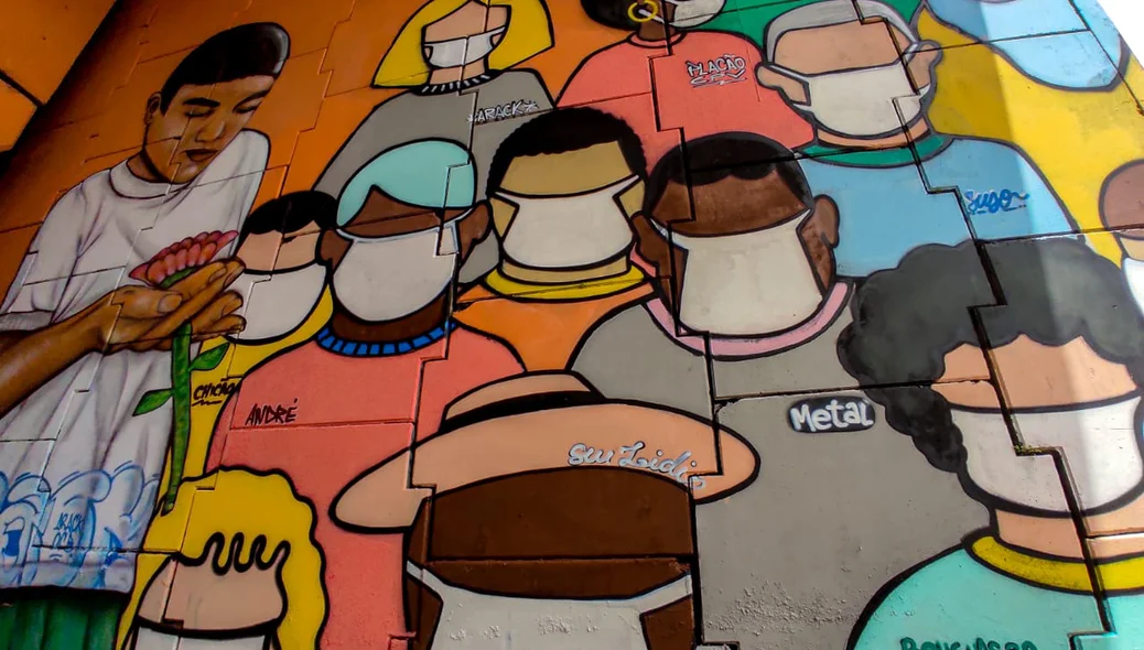 Grafite feito na ponte da primavera
