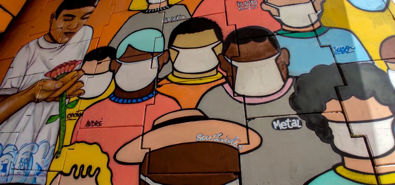 Grafite feito na ponte da primavera