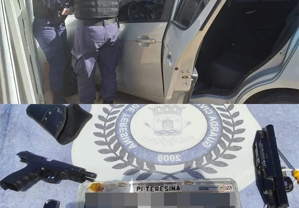Guarda Municipal atendendo ocorrência