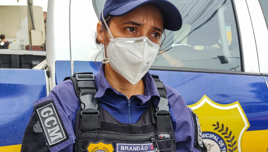 Guarda municipal Carolina Brandão