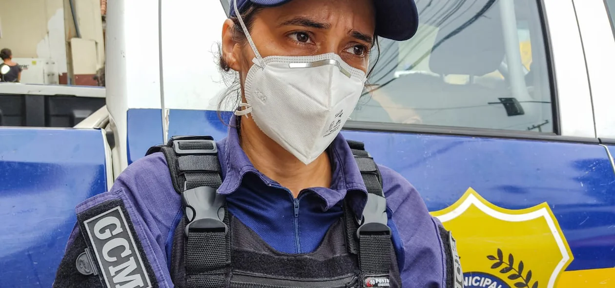 Guarda municipal Carolina Brandão
