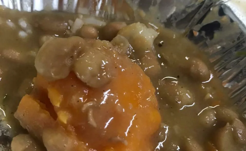 Larvas em abóbora