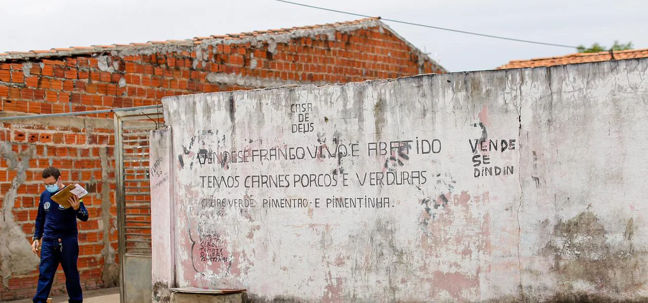 Local onde aconteceu o crime no Conjunto Deus Quer