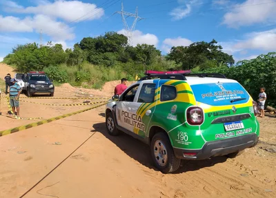 Local onde o corpo foi encontrado na zona sul de Teresina