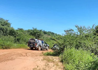 Local onde o suspeito foi preso
