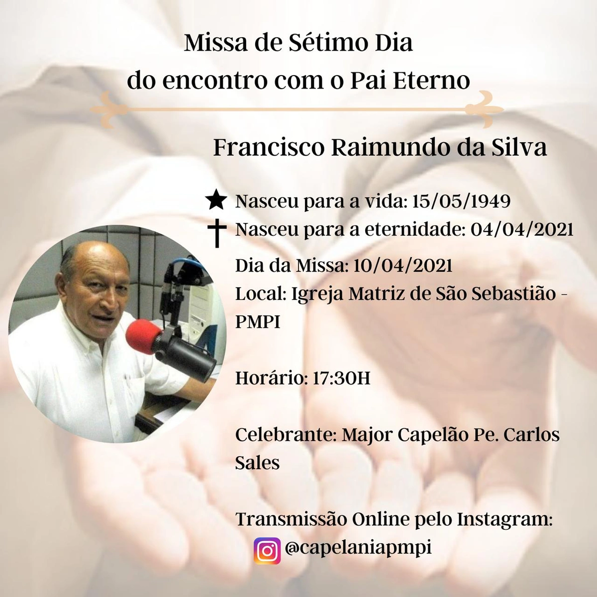 Missa de sétimo dia de Chico Silva
