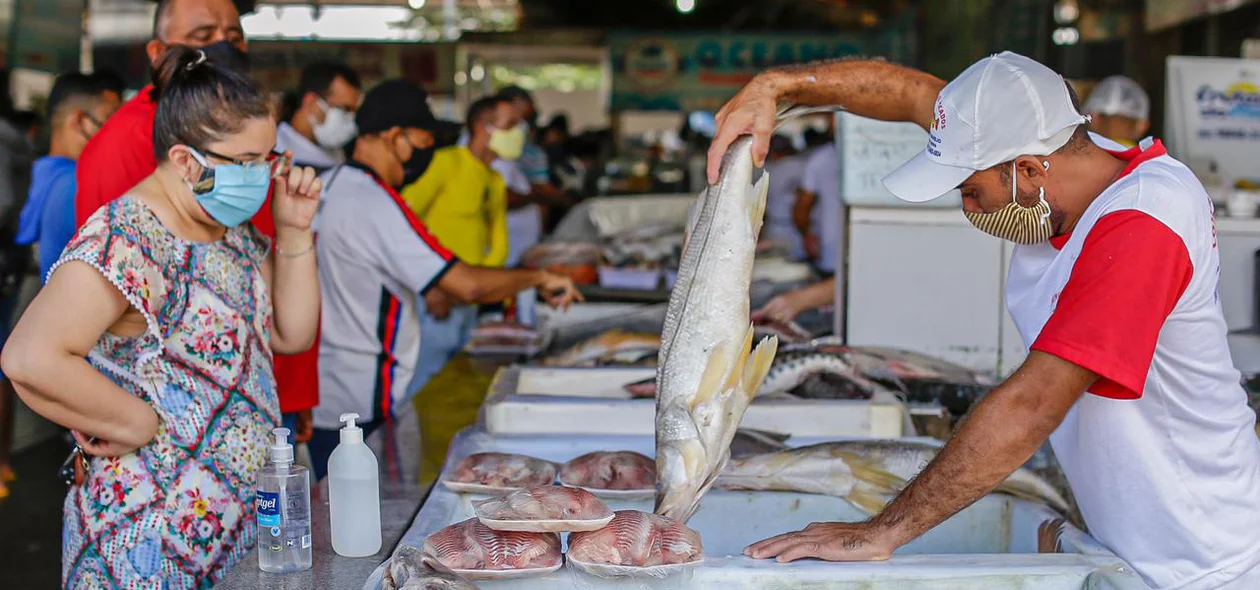 Movimentação no Mercado do Peixe