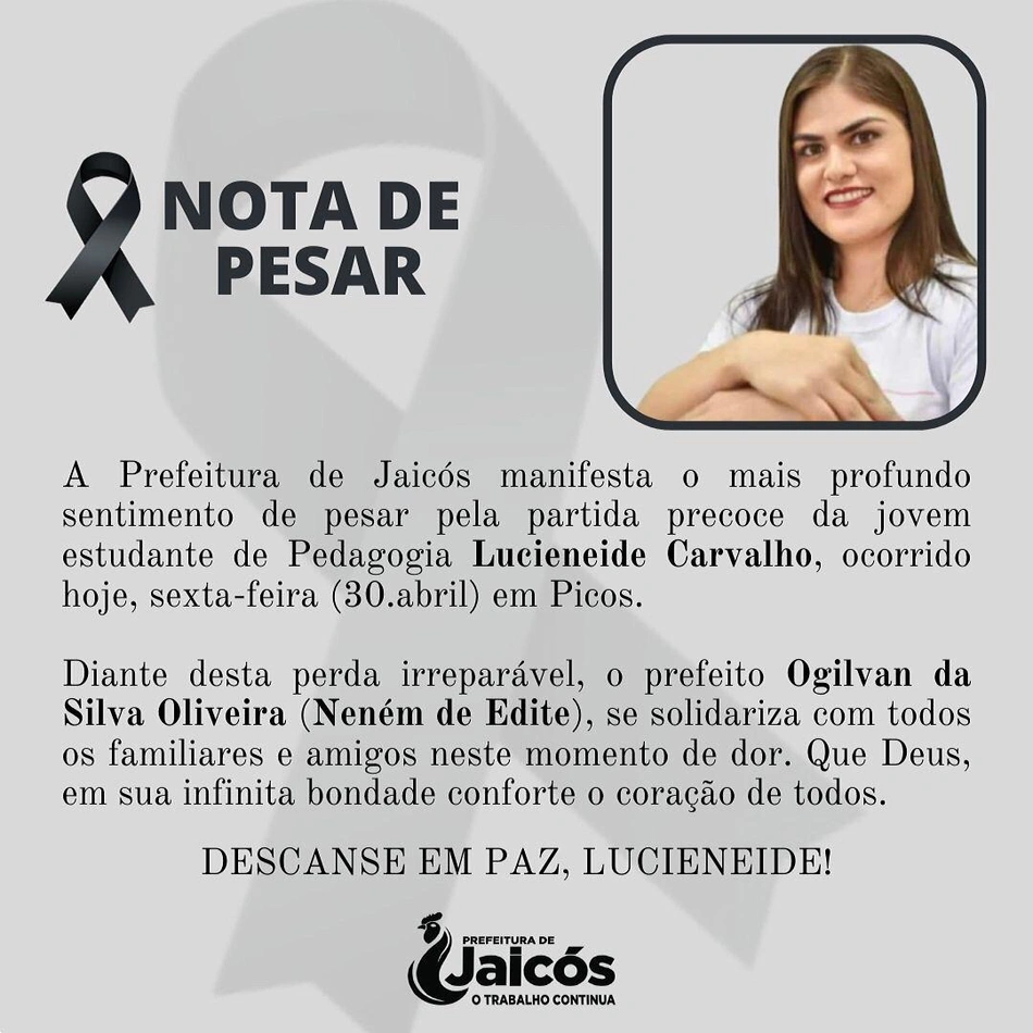 Nota de pesar