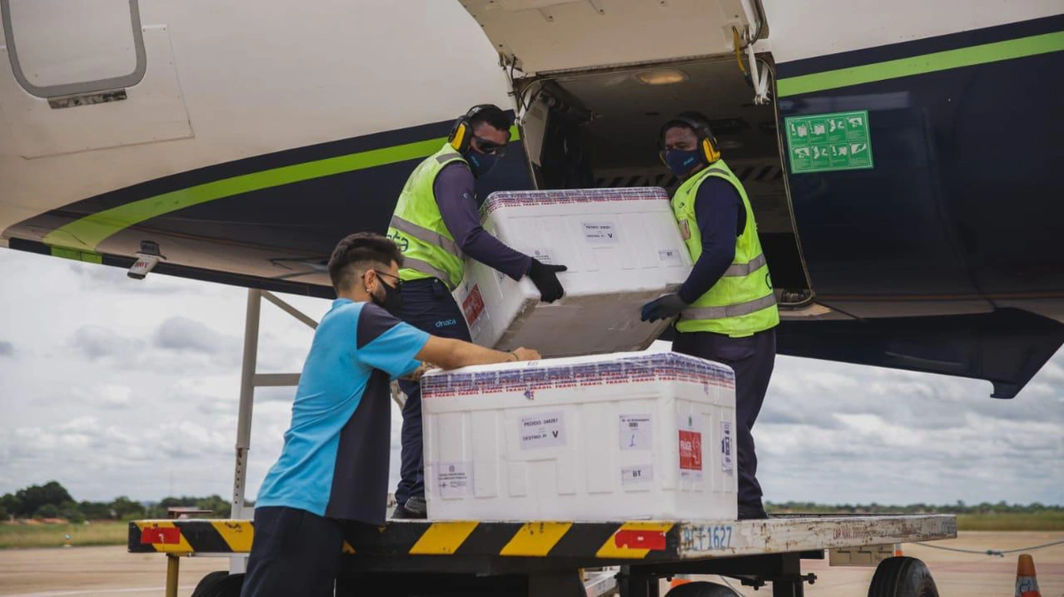 Piauí recebe mais 87 mil doses de vacinas contra covid-19