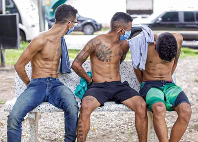 Polícia prendeu acusados de fazer uma arrastão em Teresina