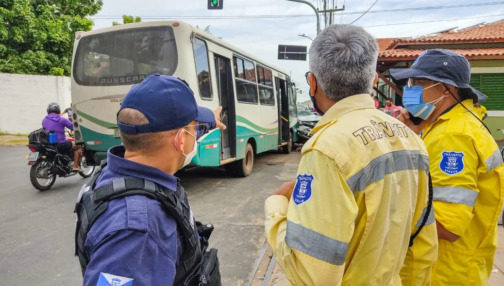 Strans no local do acidente