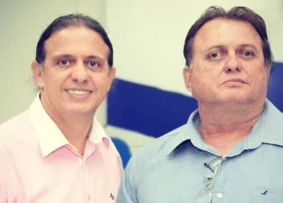 Talmir ao lado do do irmão, prefeito Fábio Gentil