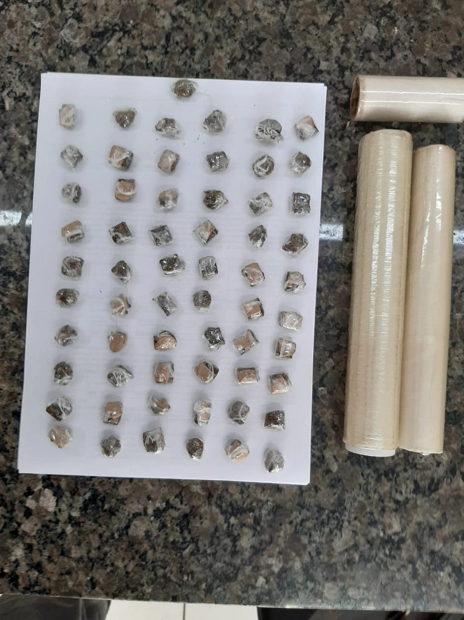Trouxas de Maconha apreendidas pela Polícia Civil do Maranhão