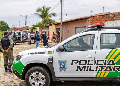 Viatura do 8º Batalhão da Polícia Militar do Piauí