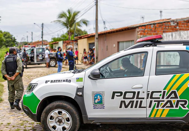 Viatura do 8º Batalhão da Polícia Militar do Piauí