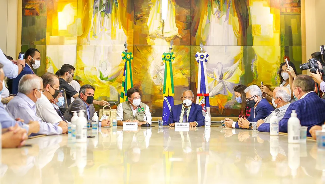 A reunião aconteceu na tarde desta segunda