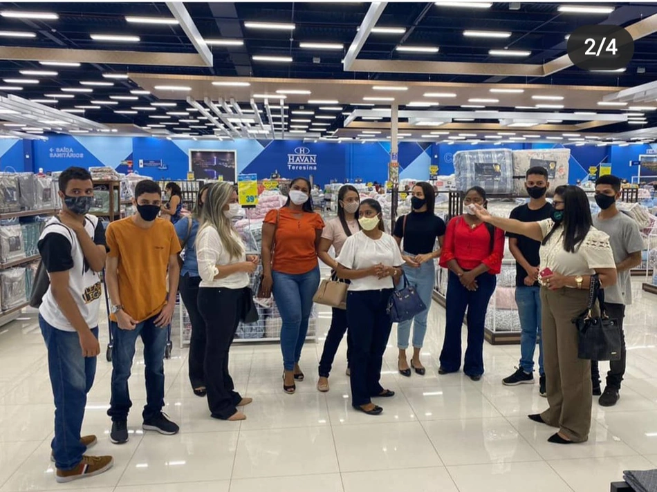Alunos de empreendedorismo da FWF realizam visita a Loja Havan