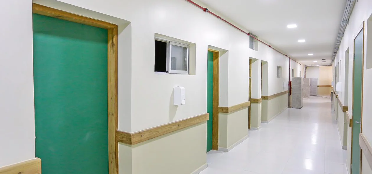 Área interna do hospital