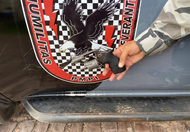 Arma de fogo apreendida pela PM