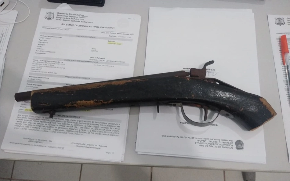 Arma de fogo de fabricação artesanal