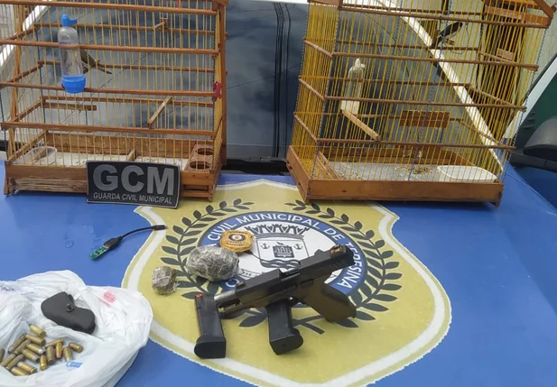 Arma recuperada pela GCM