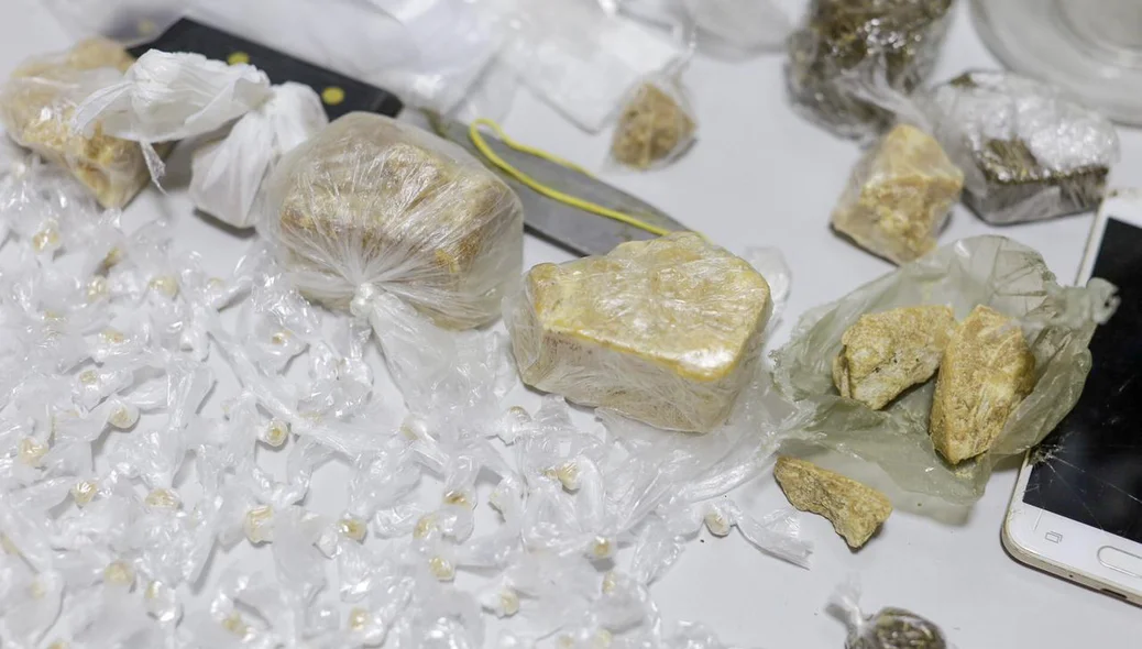 As drogas foram encontradas na zona sudeste de Teresina