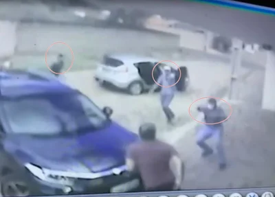 Câmara registra delegado da PF sendo baleado em Teresina