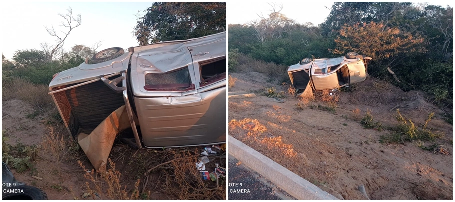 Carro envolvido no acidente