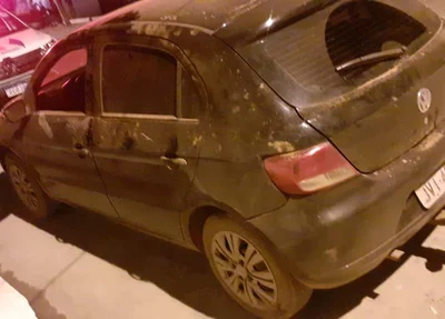 Carro usado pelo acusado
