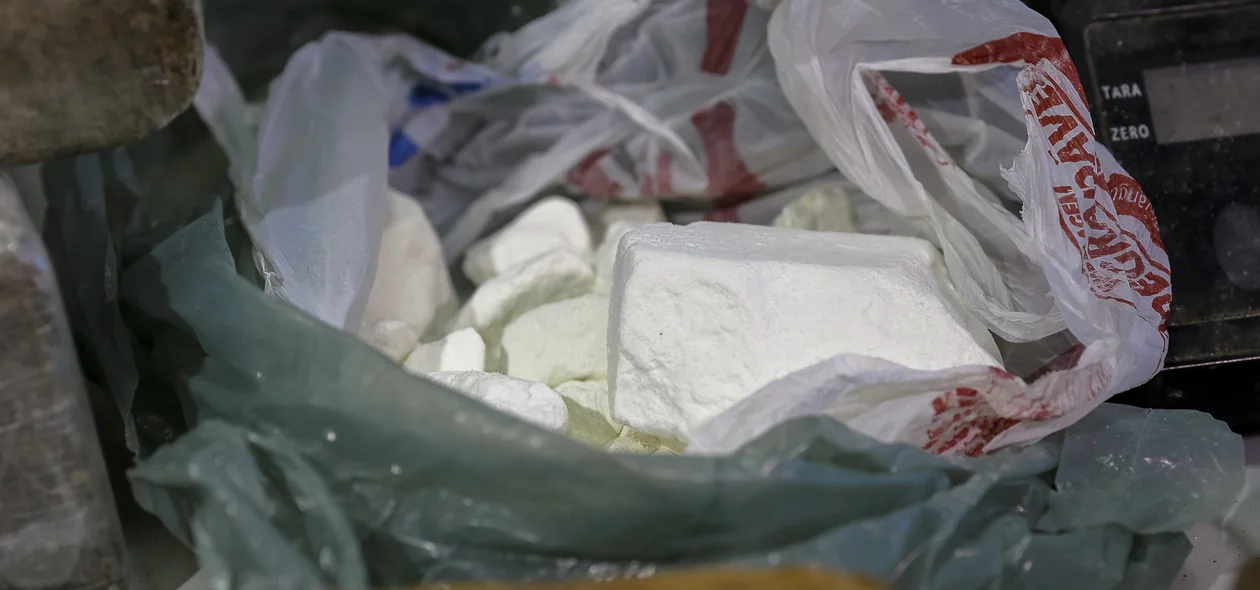 Cocaína apreendida