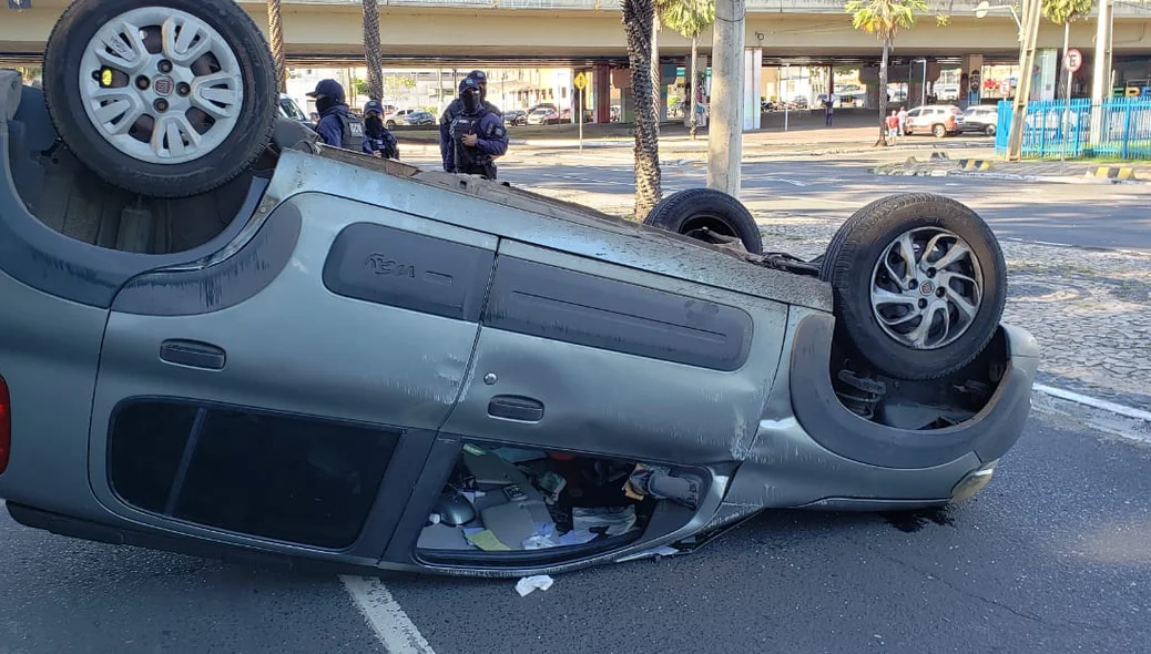 Condutor perdeu o controle da direção