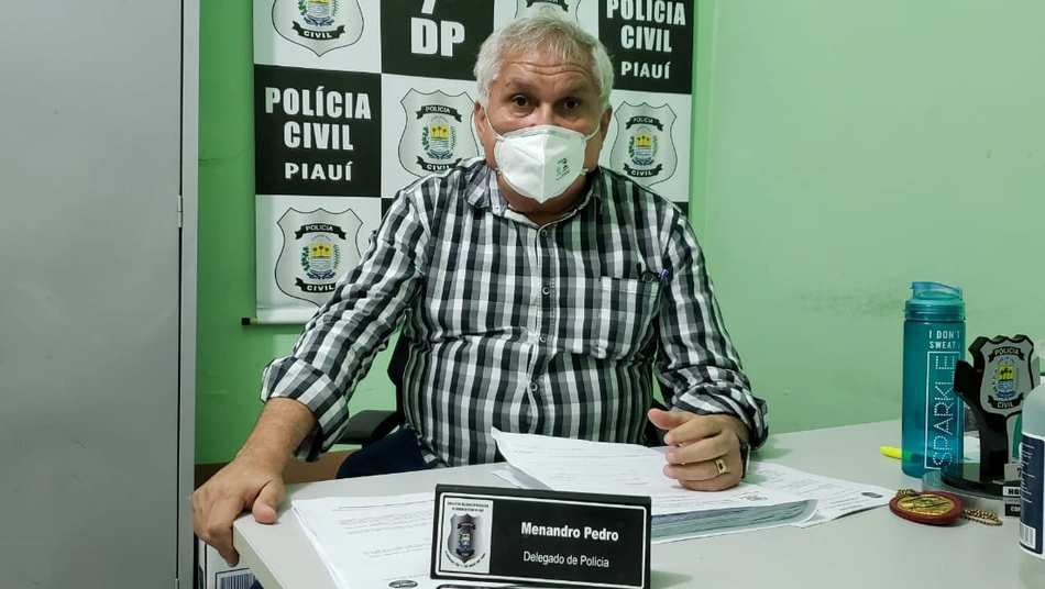 Delegado Menandro Pedro, titular do 7º DP
