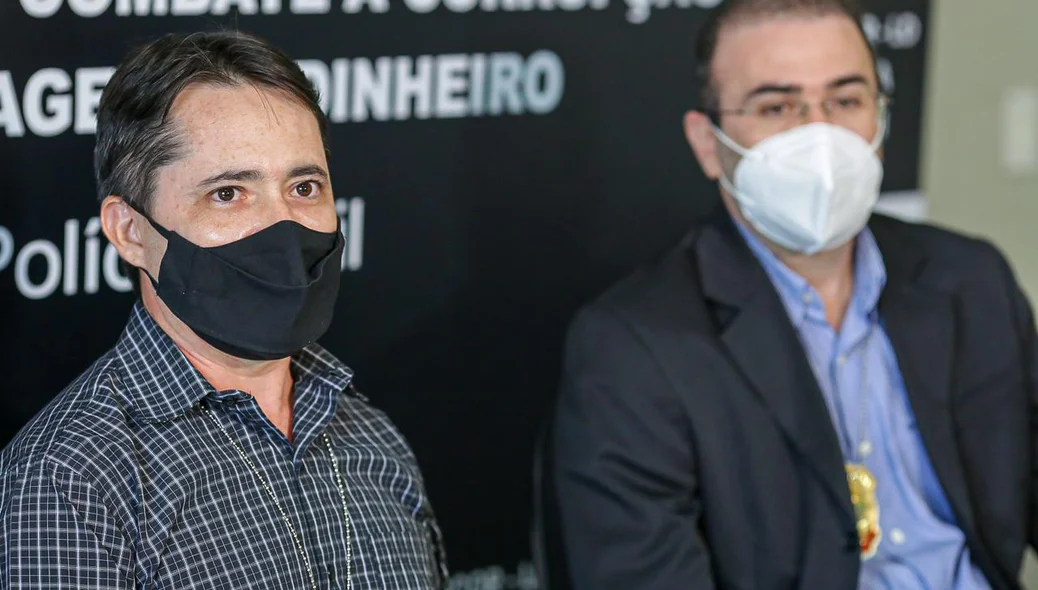 Delegados Denis Sampaio e Ferdinando Martins