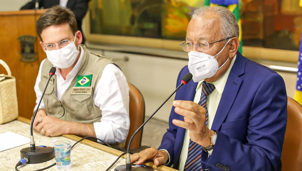 Dr. Pessoa e o ministro João Roma em Teresina