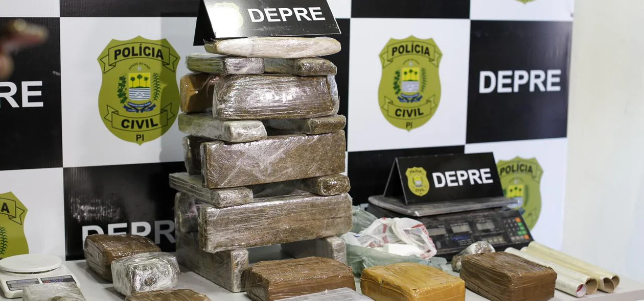Droga apreendida no valor de 200 mil