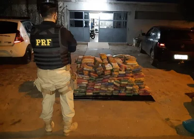 Droga apreendida pela PRF