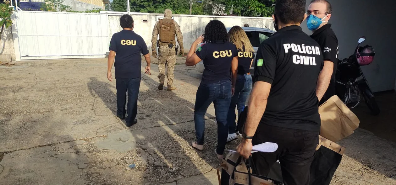 Equipe da Polícia Civil