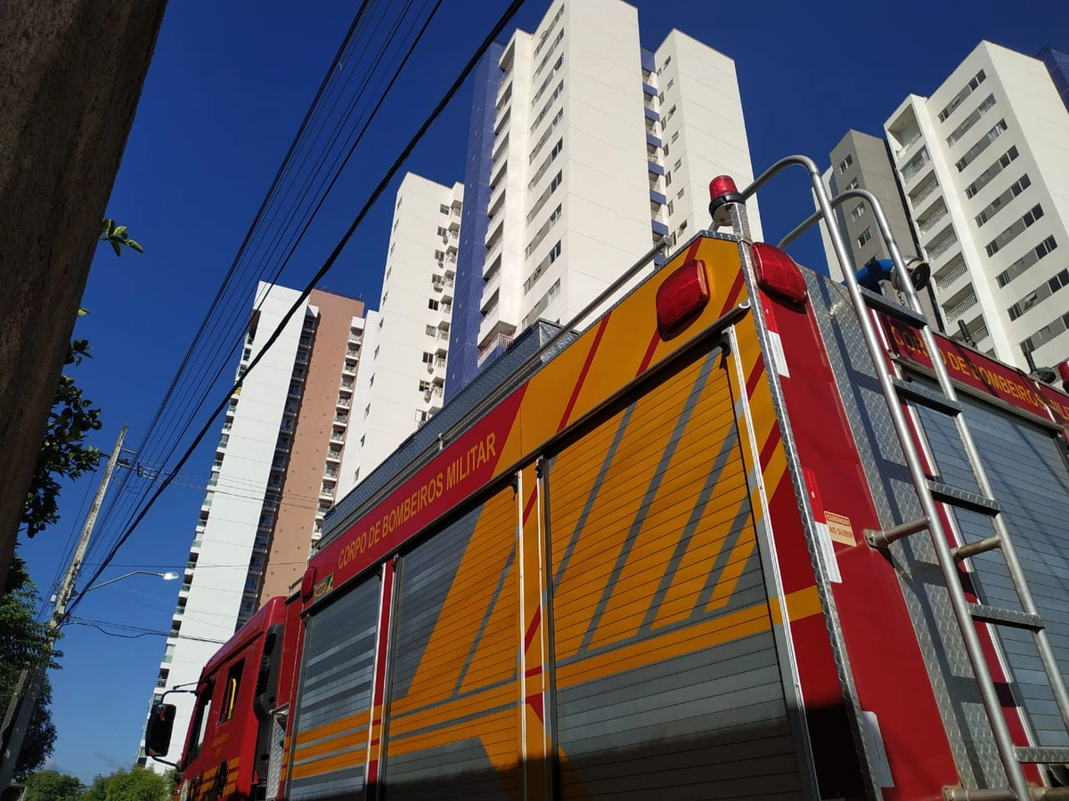 Equipe do Corpo de Bombeiros foi acionada