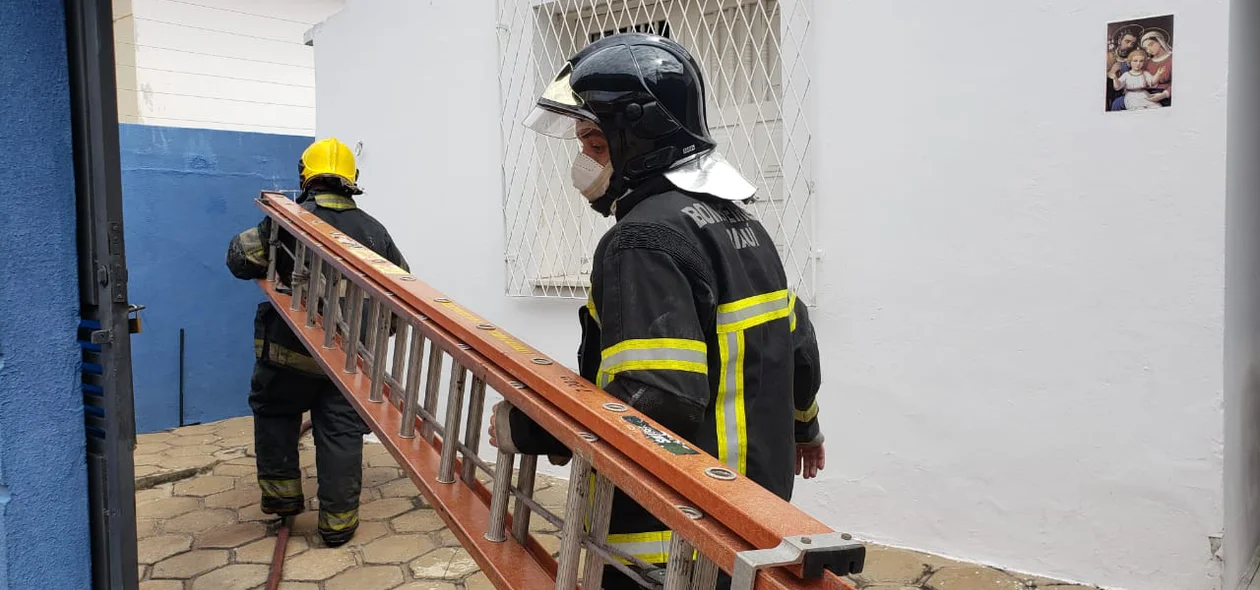 Equipe do Corpo de Bombeiros