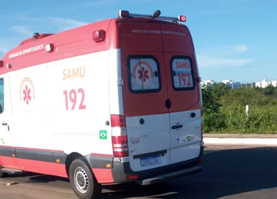 Equipes do SAMU socorreu as vítimas